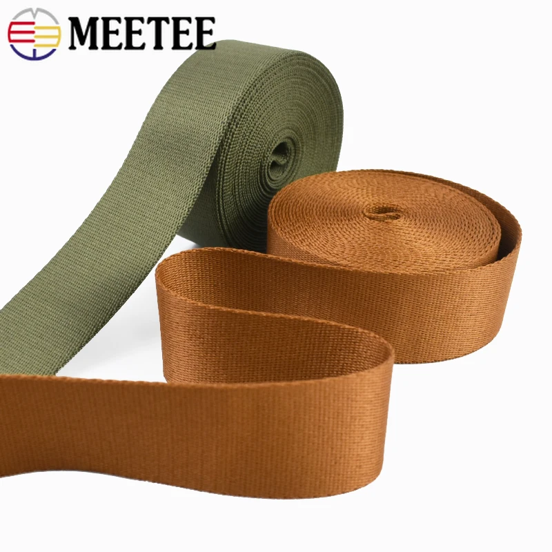 

2/5/8/10M 38mm Webbing Straps Ribbon Band Backpack Shoulder Bag Strap Belt Sling Dog Collar Bias Binding DIY Sewing Accessories