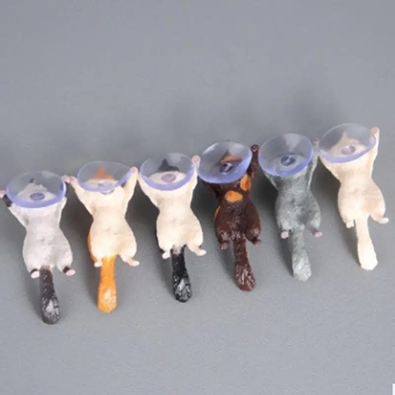 猫の形をしたユニバーサル携帯電話ホルダー,タブレット,吸盤,車のサポート,スマートフォン用の動物のデザイン