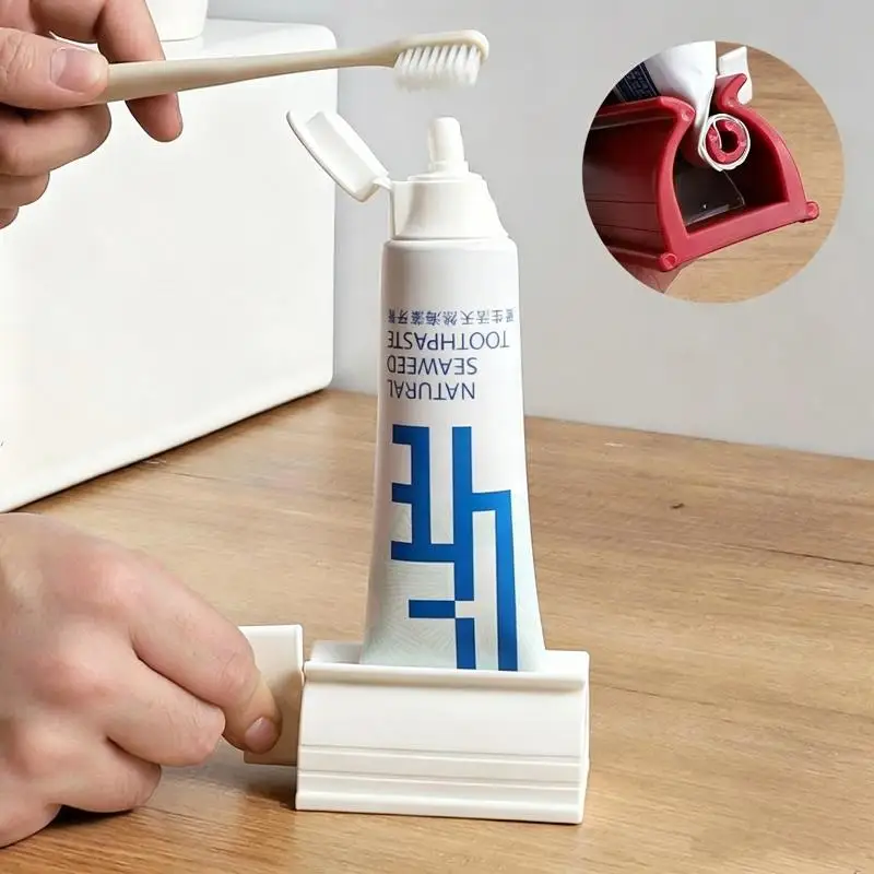 Manual Plastic Toothpaste Squeezer Waste Saving Easy Operation Home Bathroom Daily Use Accessory