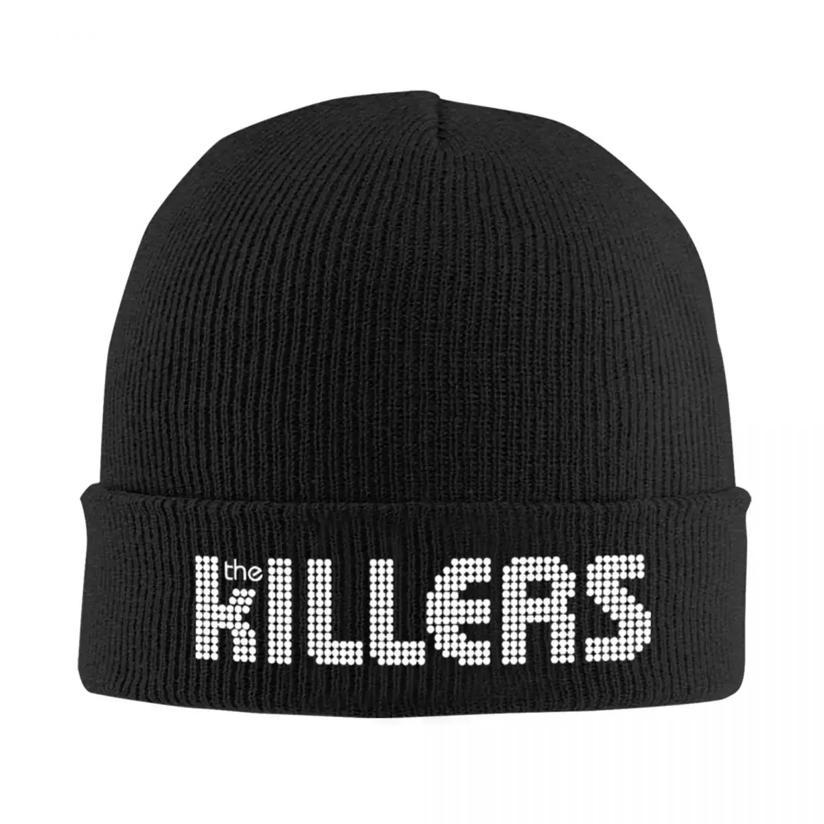 The Killers Logo Knitted Hat for Women Men Beanies Autumn Winter Hat Acrylic Rock Band Tour 2024 Crochet Caps