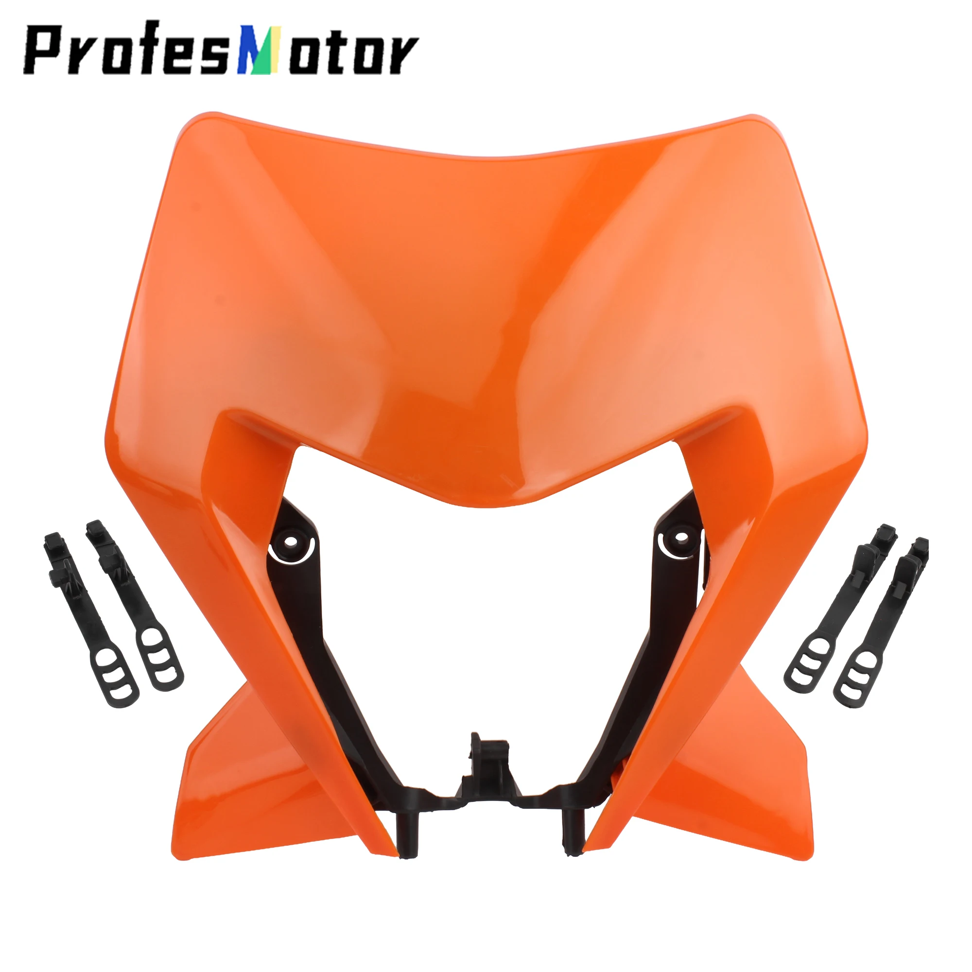 

For KTM Enduro Motorcycle Mask Headlight Plate Headlamp XC SX SXF XCW 125 To 500 SMR 2024 Motocross Pit Bike Tuning