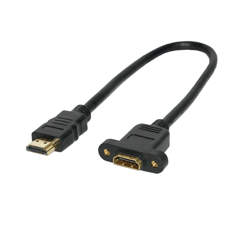 hdmi 28awg compatible extension cable for plug to socket cl2 with a rated power of 1080p, 0.3 m/0.6 m 1m/1.5 m (with screw)