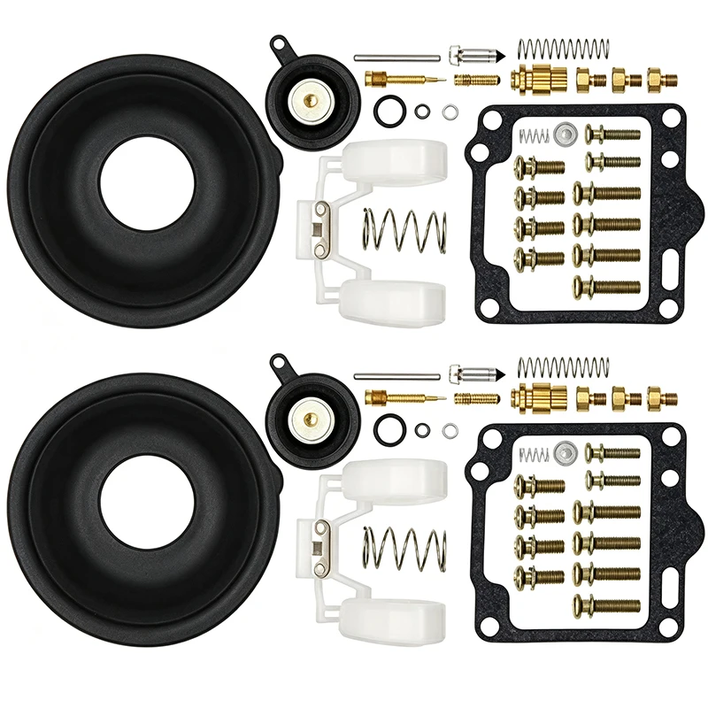 For Yamaha Virago 1100 XV1100 1988‑1999 Motorcycle Carb Overhaul Kit Carburetor Repair Kit Diaphragm Float Gasket