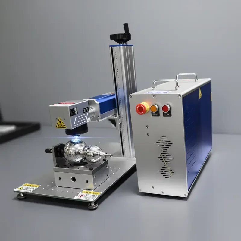 Factory Direct New Portable Handheld Fiber Laser Marking Machine Air Cooled Supports DXF LAS BMP Format