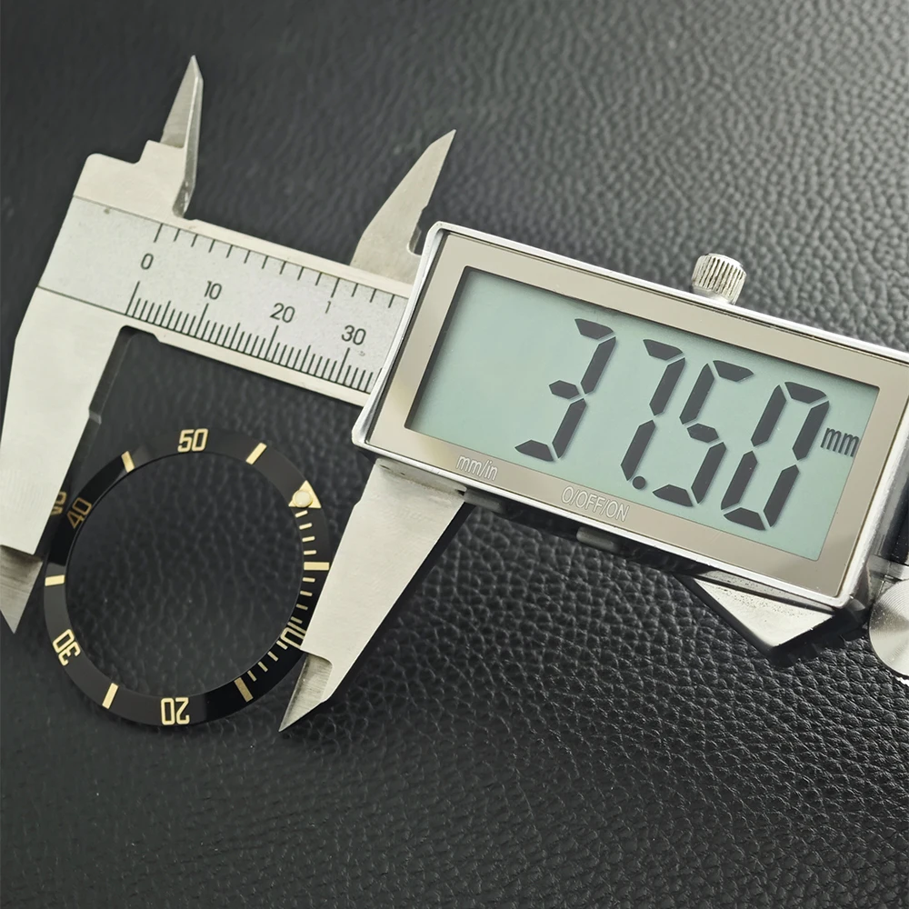 37,5mm*30,5mm Uhrenlünette Passend für Austauschbare Mechanische Uhrengehäuseteile Keramik/Aluminium-Lünette Uhrenzubehör – Detail 5