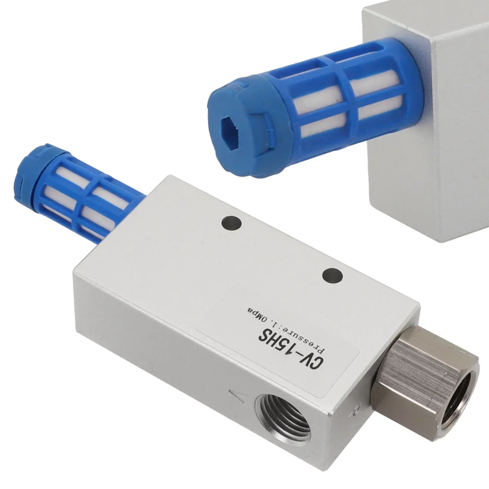 

CV-15HS Vacuum Generator Air Connector For Automation Machinery Aluminum Alloy All-round Sealing Technology Color Silver, Blue