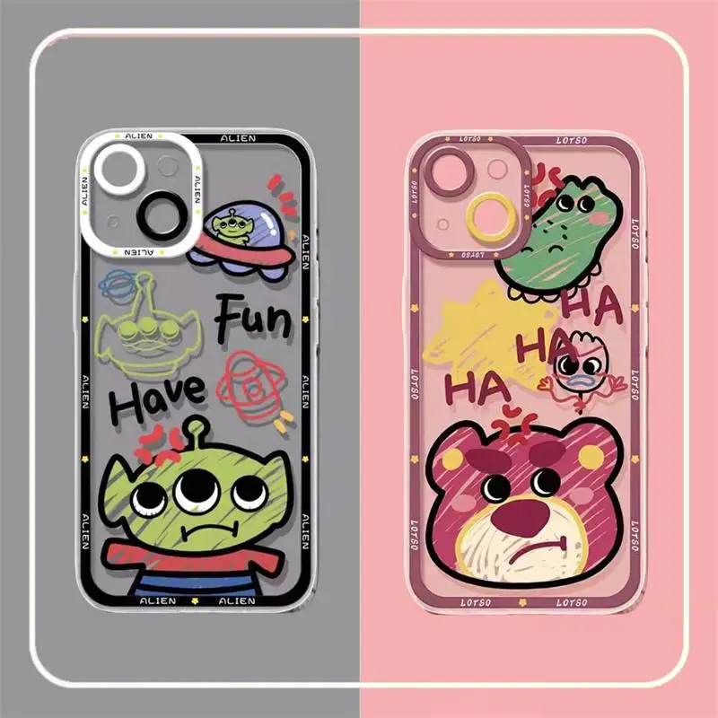 Lotso Alien Case For Samsung Galaxy A34 A35 A71 A55 A51 A30 A20 A05 A05S A24 A14 A15 A33 A73 A12 A32 A03 S23 S24 Ultra Plus