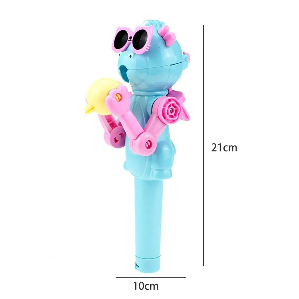 Lollipops Holder Toy Dinosaur Shape Lollipop Case Novelty Eat Lollipops Robot Toy Fun Lollipops Holder Gift for Kids Children