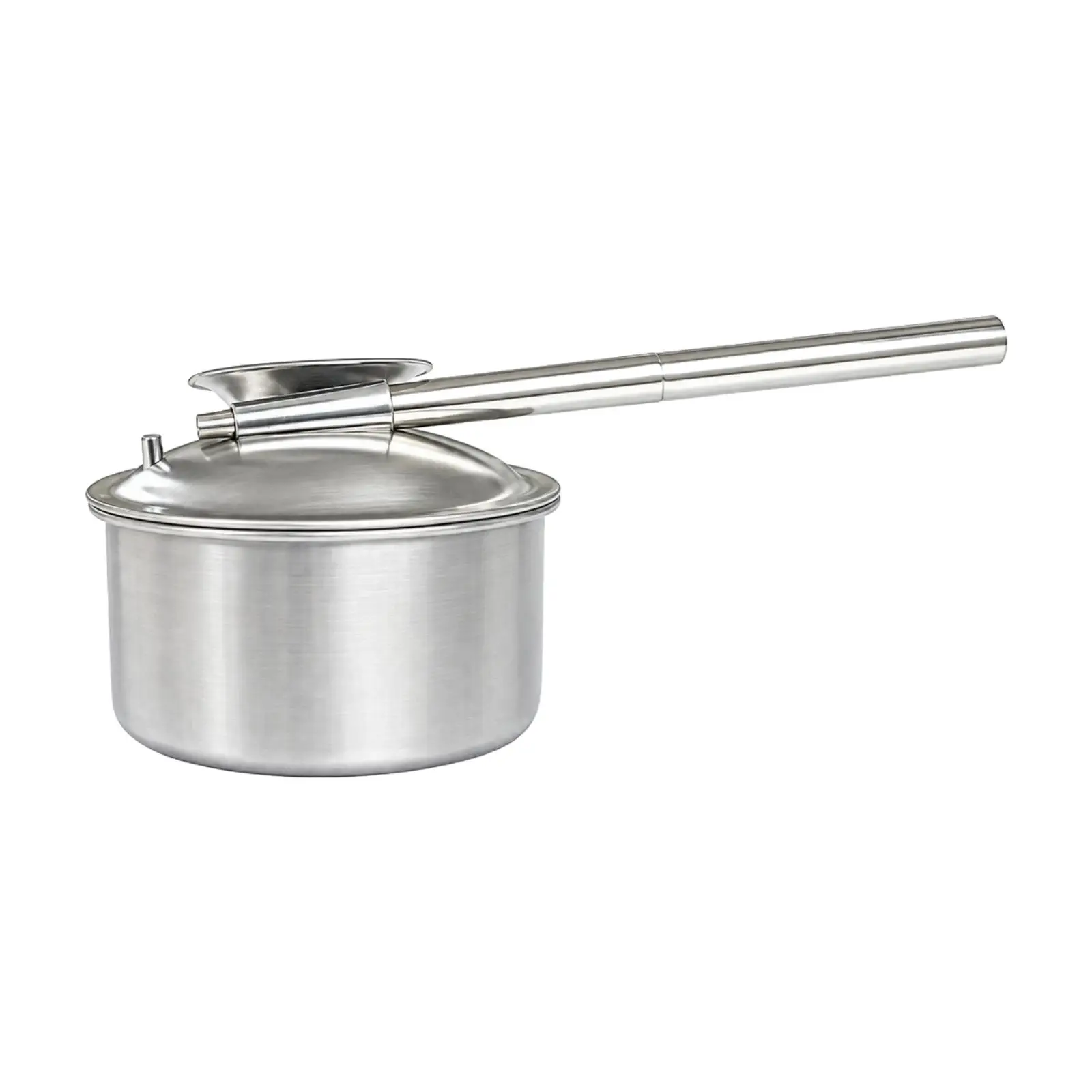 Glaze-Blowing Pot Detachable Stainless Steel Glaze Pot with Spout Pottery Tool Silver Easy to Operate for Potters
