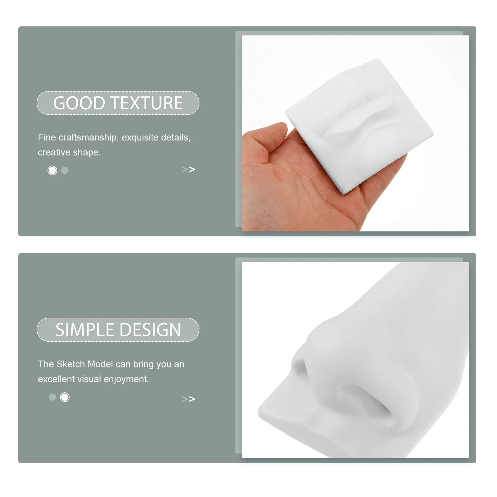 

Sketch Facial Features Sculpture Figurine Craft Drawing Statue White Practice