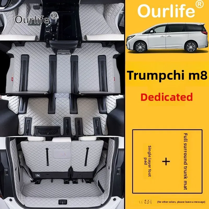 For GAC Trumpchi M8 2026 2027 Car Floor Mats Carpets Auto Interior Accessories Styling Decorative Parts