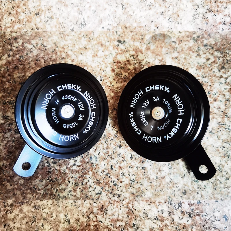 Horn Car Vehicle Motorcycle Electric Bike Scooter 105dB 12V Waterproof Horn Modified Loudspeaker High And Low Tone Universal view 4