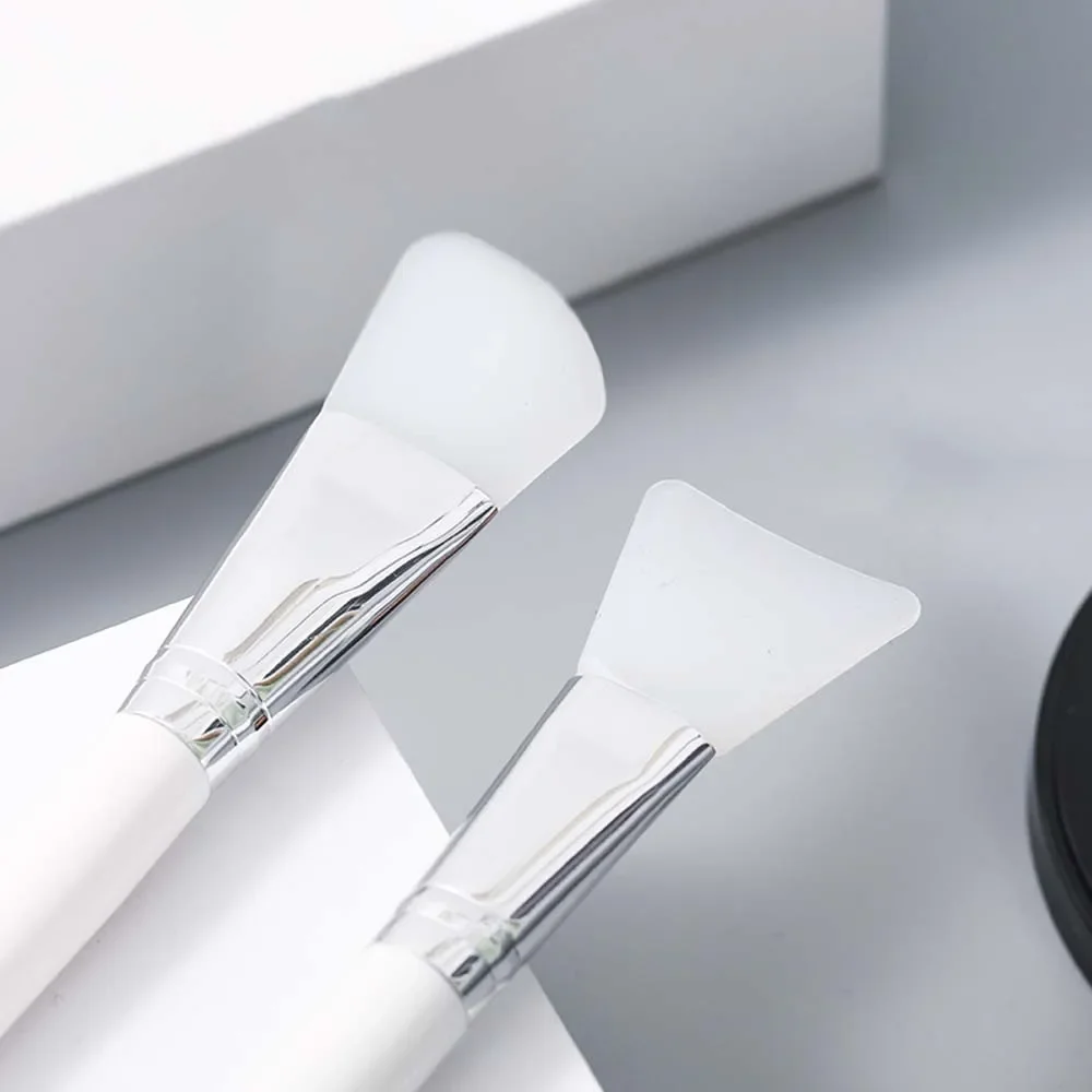 Máscara de Spa de belleza con logotipo personalizado, espátula, herramienta aplicadora de arcilla Facial, cepillo de silicona, 50 piezas