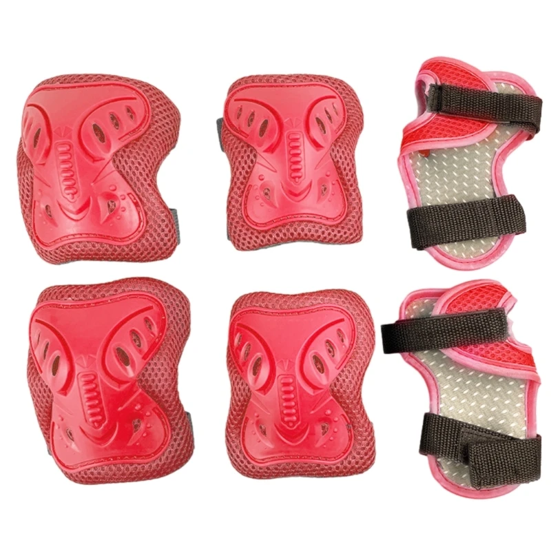 Roller Skating Knee Pads Elbow Pads Wrist Guards Sports Protective Gear Set