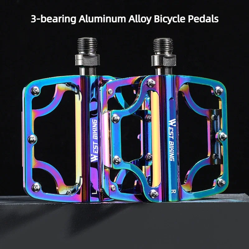 

Ultralight Bicycle Pedals Sealed Bearing Bike Pedal Non-slip Widened Bicycle Flat Pedal For MTB Road Bike