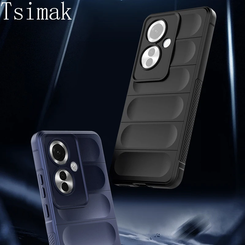 Shockproof Case For Oppo A60 A79 A80 Reno 11 F 11F 12 Pro Reno11F 5G Silicone Back Coque for Realme GT Neo 6 SE 6T Phone Cover