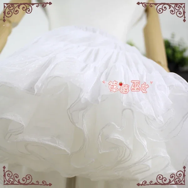 Short Pettiskirt Rokability A line Layered Lolita Petticoat by Strawberry Witch