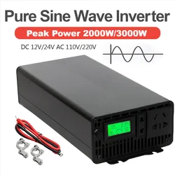 Inverter 12V 24V 48V 60V 72V To AC 110V 220V 230V 2000W 3000W Pure Sine Wave 50Hz 60Hz Car Power Inverter Frequency Converter