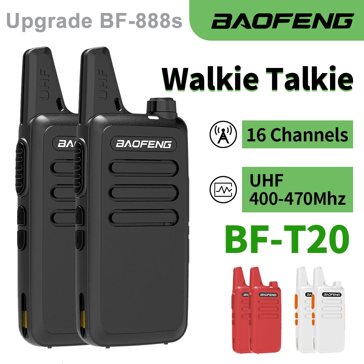 2-個-baofeng-t20-長距離ミニトランシーバー-type-c-充電充電式軽量-16ch-uhf-400-470mhz-アップグレード-888s
