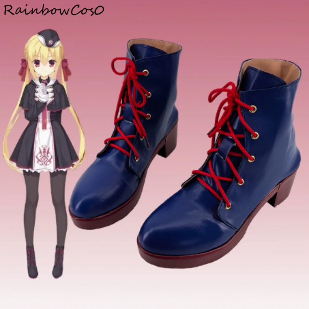 Arihara Nanami Levy9 RIDDLE Cosplay Shoes Boots Game Anime Halloween Christmas RainbowCos0 W4872