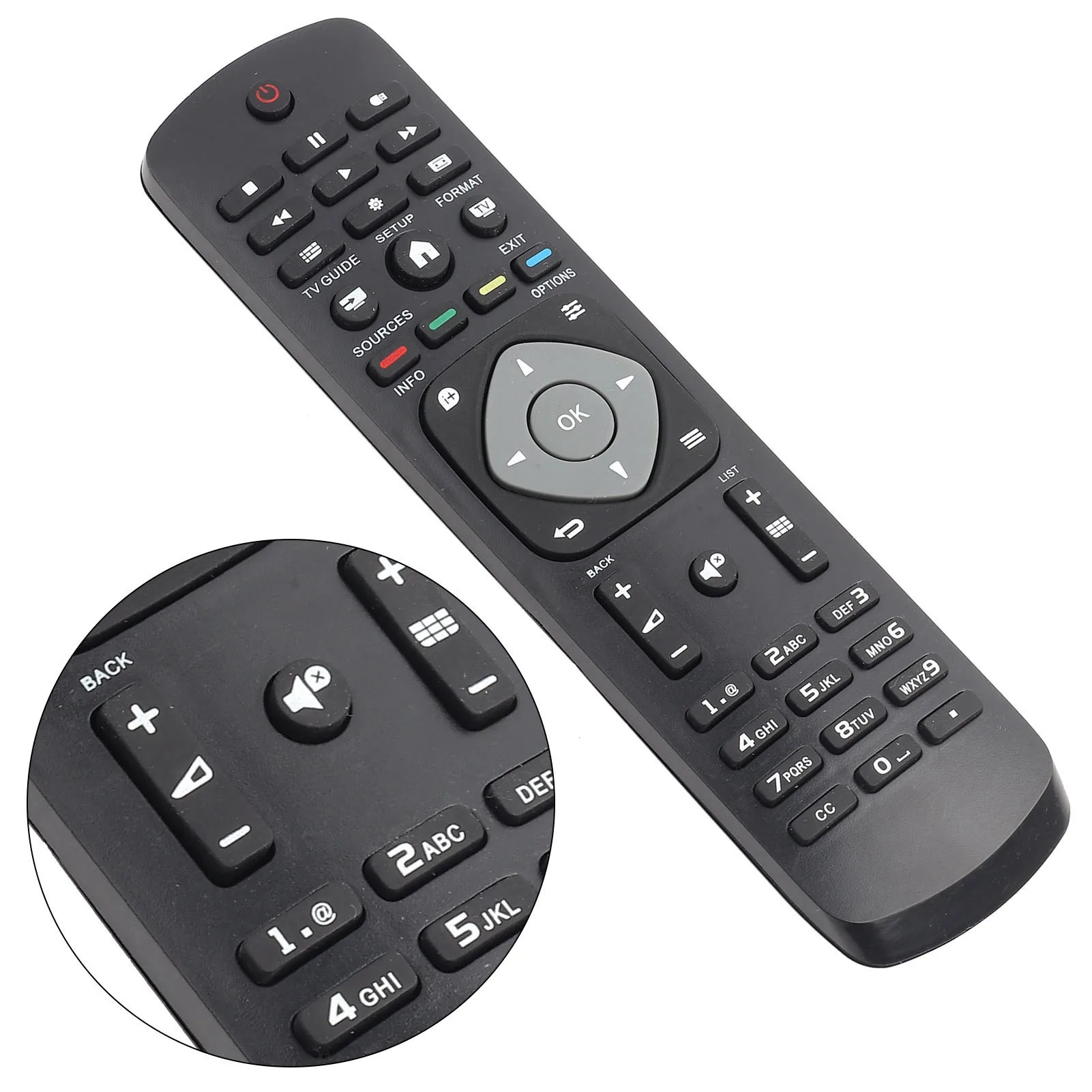 Portable Remote Control Replacement for Philips LCD LED TV Television Controller Digital TV Remote Control Smart TV Controller