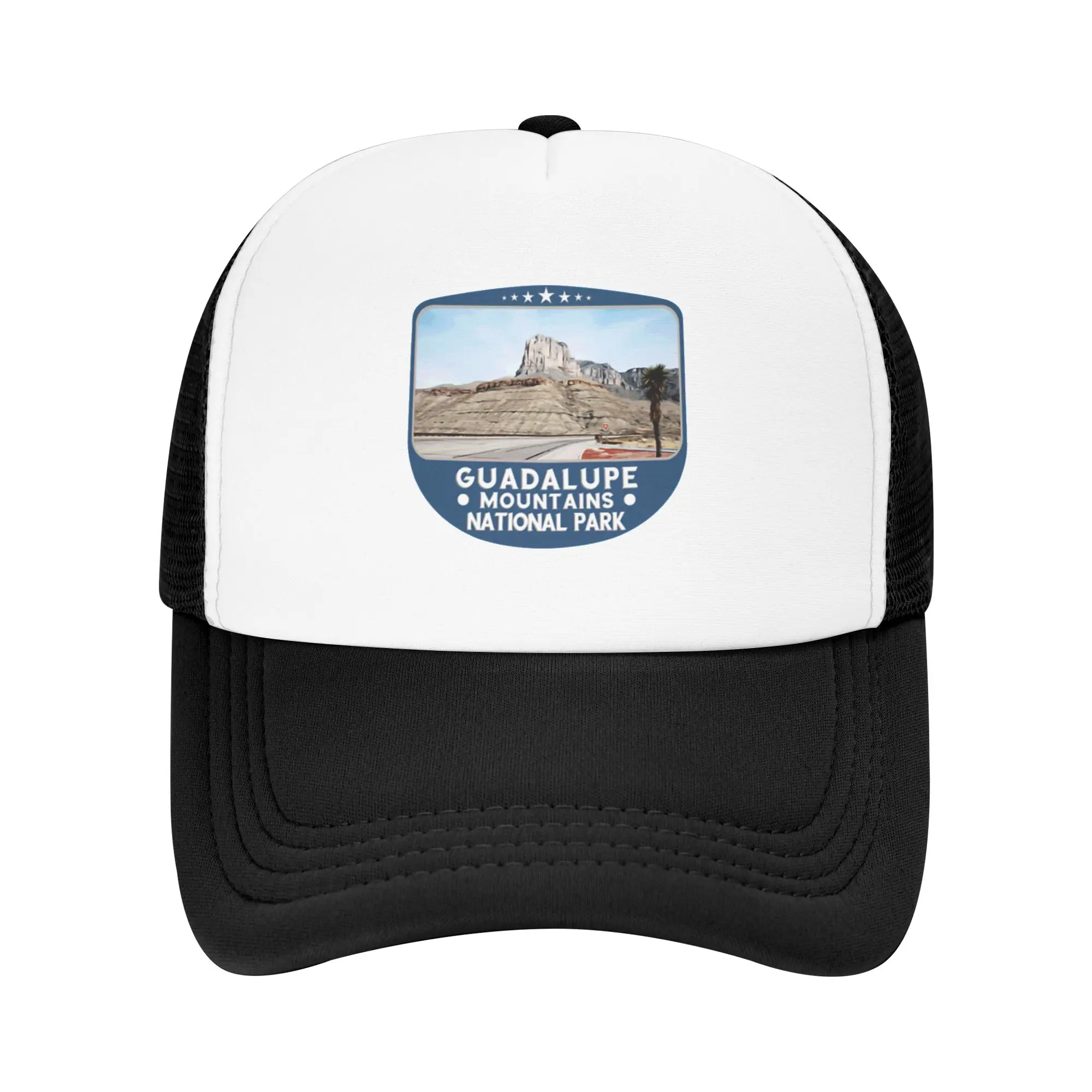 Gorra de béisbol de malla del Parque Nacional de las Montañas de Guadalupe, El Paso, Texas, gorras para parejas y conjuntos de padres e hijos para mujer