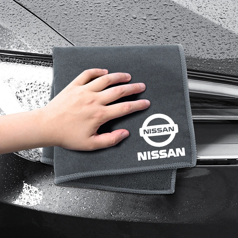 for Nissan X-trail Qashqai Note Juke Sentra Patrol Double-Faced Plush Car Cleaning Towel Car Interior Dust Sweeping Soft Brush view 3