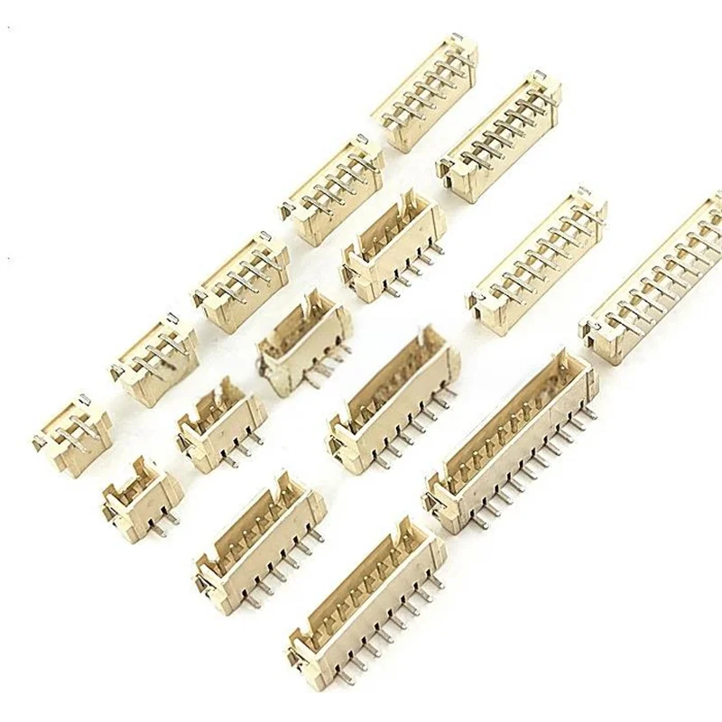 20 قطعة عمودي جبل XH 2.54 مللي متر الملعب موصل 2P/3P/4P/5P/6P/7P/8P مقبس SMD العمودي