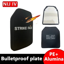 NIJ IIII UHMWPE+alumina Ceramic Composite Ballistic Bulletproof Plate Tactical Combat Independent Bulletproof Armor Panel