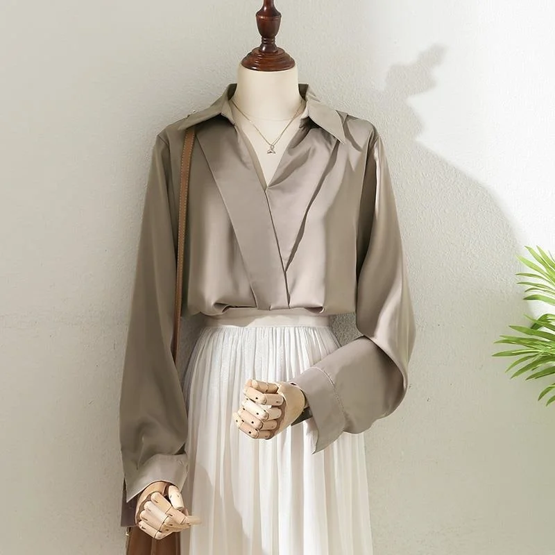 

Shirt Women's 2023 Long Sleeve Vintage Clothes For Women Tops Shirts Blouses