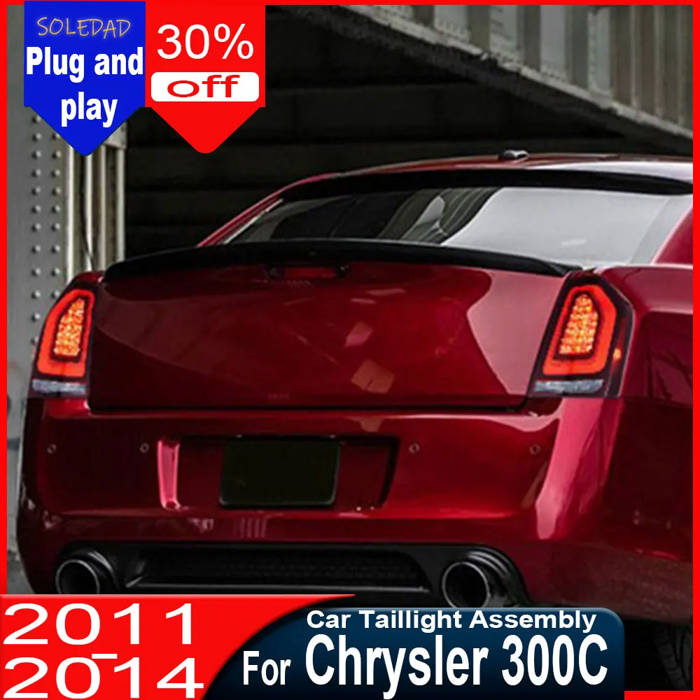 Car Tail Lights For Chrysler 300C 2011 2012 2013 2014 Tail Lamp LED Running Brake Reverse Amber Turn Signal Accessories