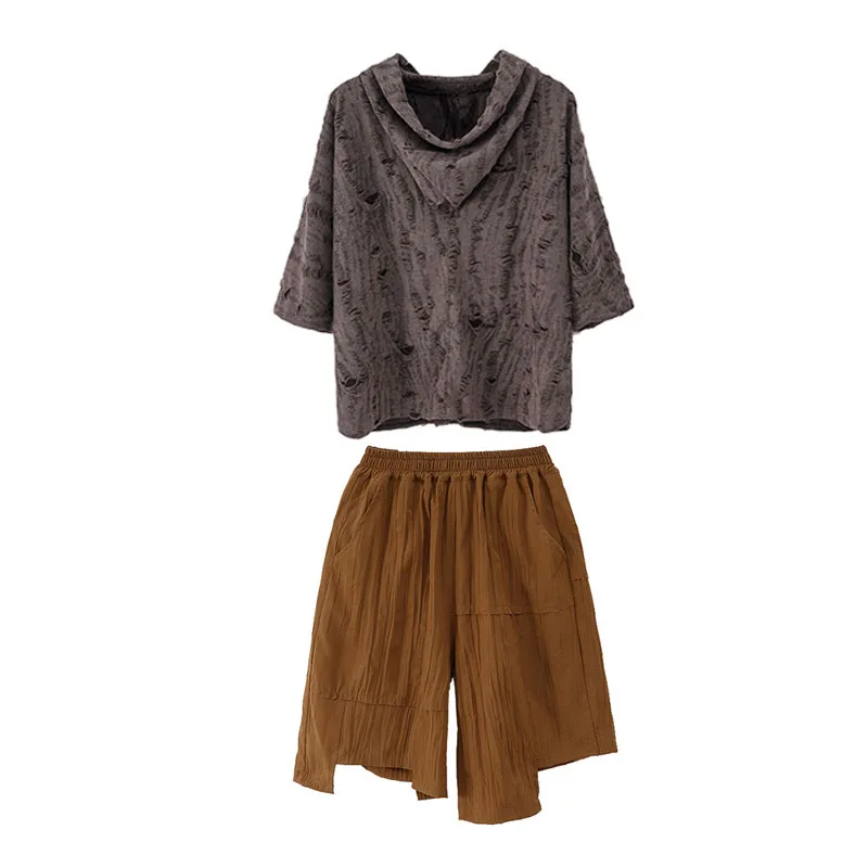 طفل القفار نمط الهيب هوب الملابس رمادي المتزعج هوديي أعلى القهوة مطوي تنورة السراويل لفتاة صبي أزياء رقص الملابس #6