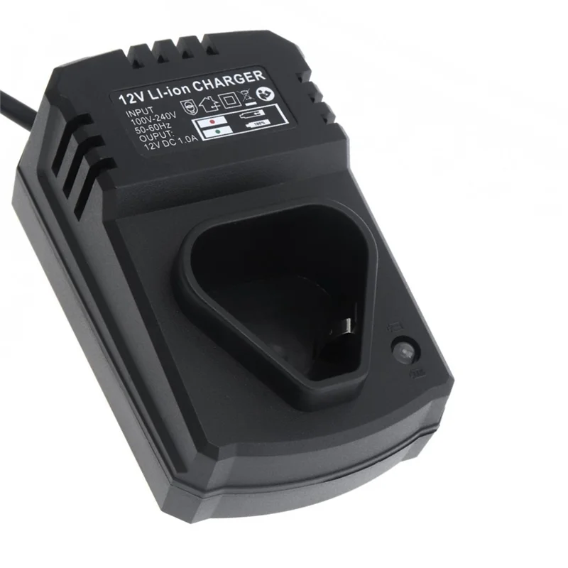 กิจกรรมไฟฟ้าเจาะ Charger 12V แบตเตอรี่ลิเธียม Li-Ion Charger 110-240V สําหรับแบตเตอรี่ลิเธียมเจาะ/ประแจไฟฟ้า EU Plug