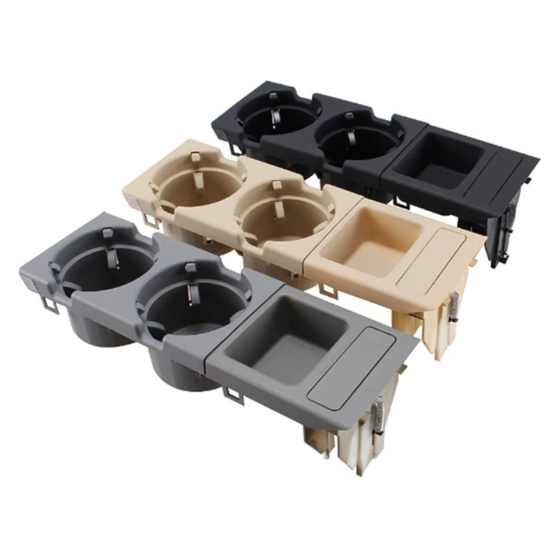 Plastic Cup Holder Drink Storage Solution Practical Car Interior Accessory for E46 Suitable  for Daily Commutes Long Journey