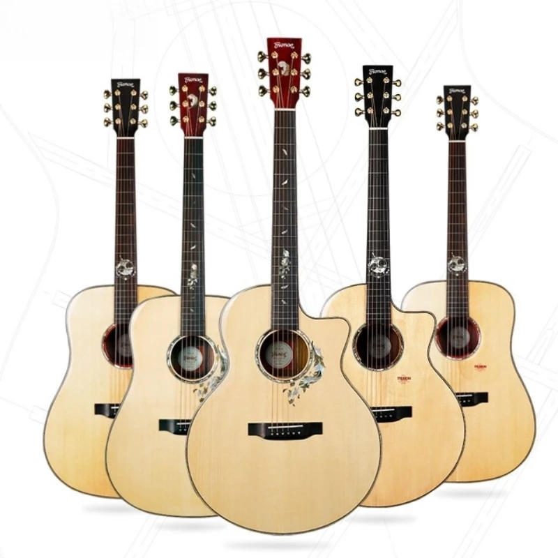 

Veneer Guitar Folk Beginner Sakura 900 Earth 41 Inch Female and Male Special Electric Box