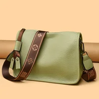 High Quality Genuine Leather Women Tote Bag Luxury Soft Cowhide Ladies Shoulder Crossbody Bags 2024 Fashion Female Messenger Sac - Image 3
