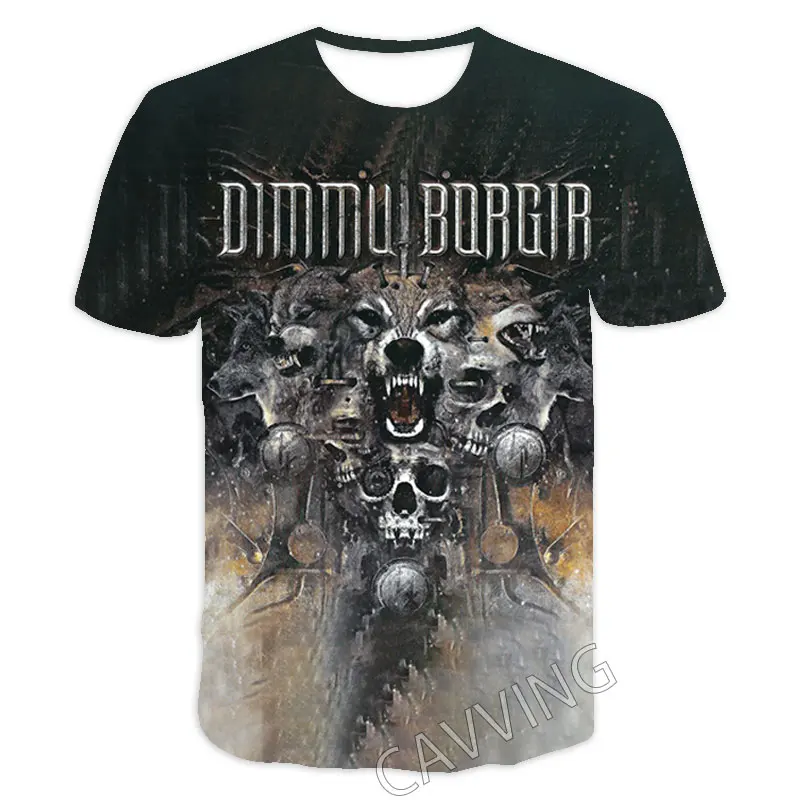 New Fashion Women/Men's 3D Print  DIMMU BORGIR  Rock  Casual T-shirts  Hip Hop Tshirts Harajuku Styles Tops Clothing  T01