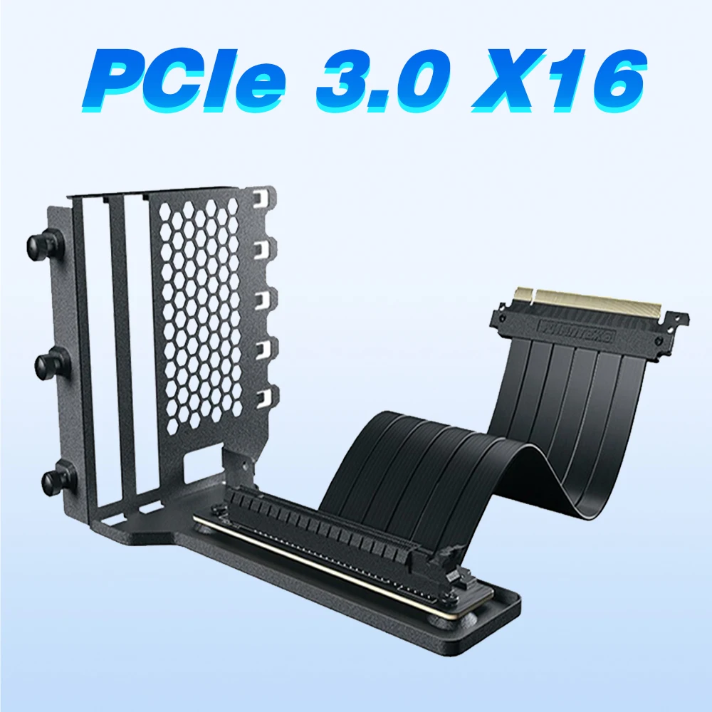 

Phanteks Anti Interference GPU Extension Line Computer PCIe 3.0 X16 Vertically VGA Card Bracket Suit 7 Slot Mount,PH-VGPUKT_02