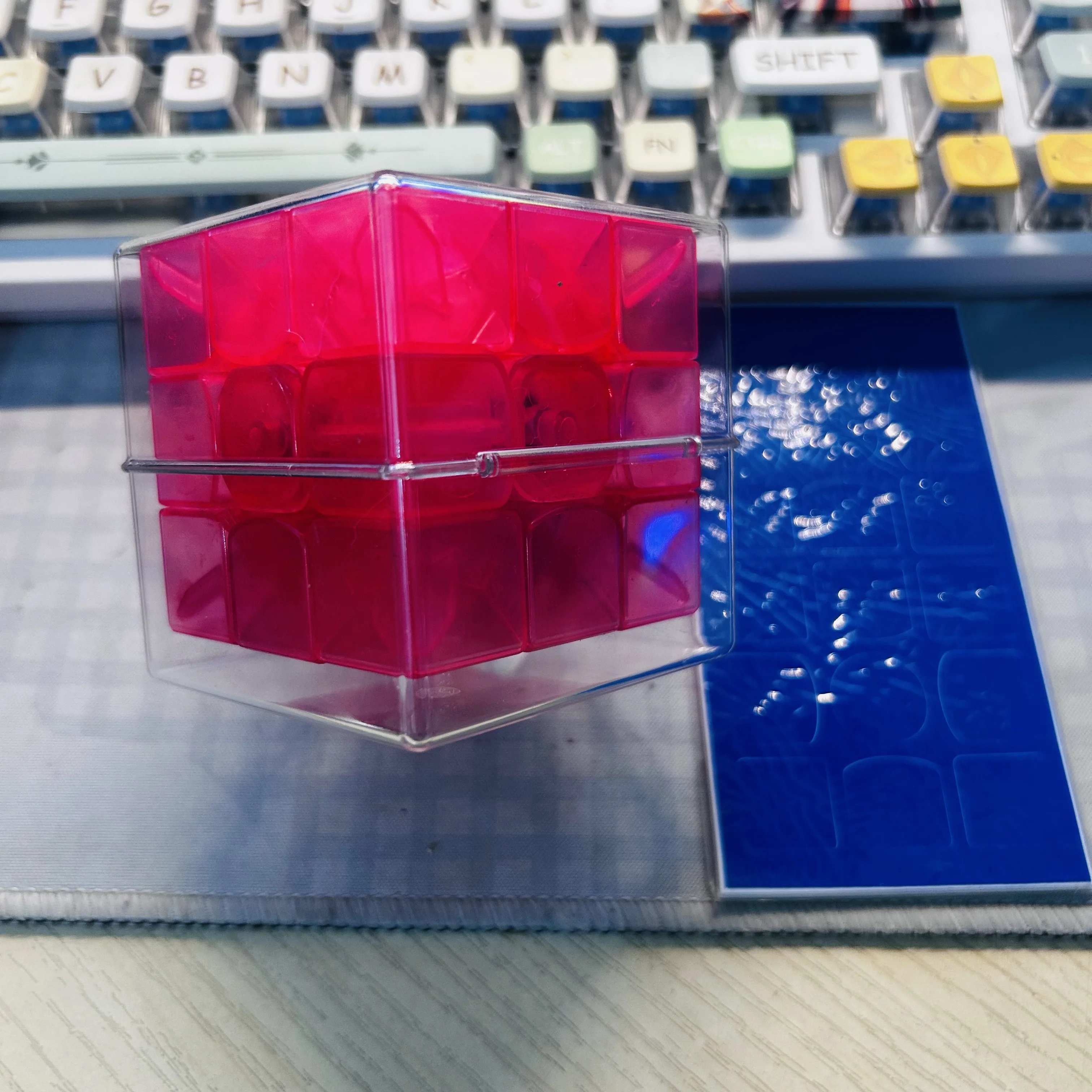 Gan357 Cube rose transparent édition limitée 3x3 Cube Collection Gan 3x3x3 Cube magique