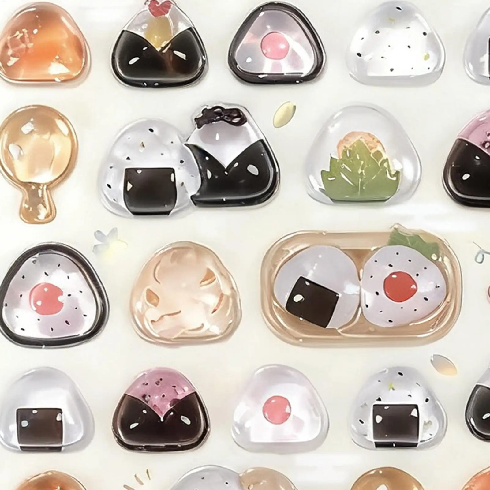 1 Arkusz Naklejek 3D Jedzenie Japoński Styl Ramen Sushi Kulki Ryżowe Naklejki dla Dzieci DIY Album do Wyklejania Gitara Obudowa Telefonu Laptop Naklejka