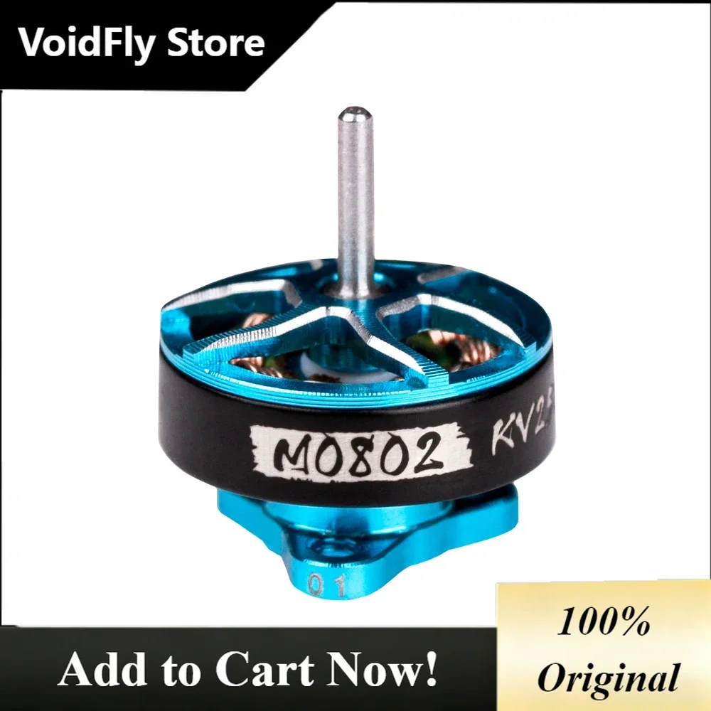 VoidFly 4PCS T-MOTOR TMOTOR 0802 M0802 25000KV 1S Brushless Micro Motor For 65MM 75MM FPV Racing Drone Tinywhoop Mobula6/7 Mobli