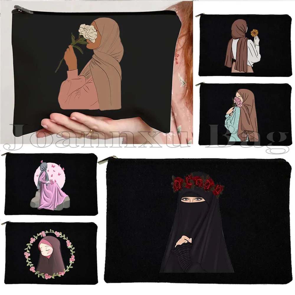 aquarela-floral-muculmano-hijab-feminino-muculmano-islamico-islam-arabe-bonito-presentes-lona-maquiagem-cosmetica-saco-de-toalete-lapis-caso-bolsa