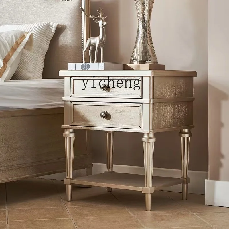 

LSL light luxury bedside table bedside table bedroom rack storage bedside storage small cabinet