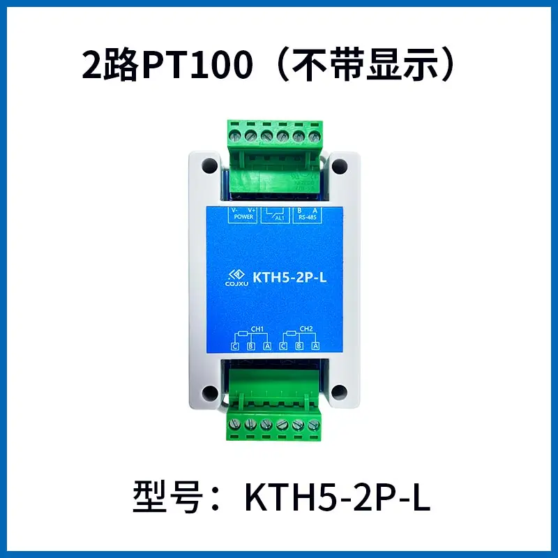 PT100 1-16 Way Temperature Acquisition Transmitter Platinum Resistance 485 Isolated Industrial Modbus