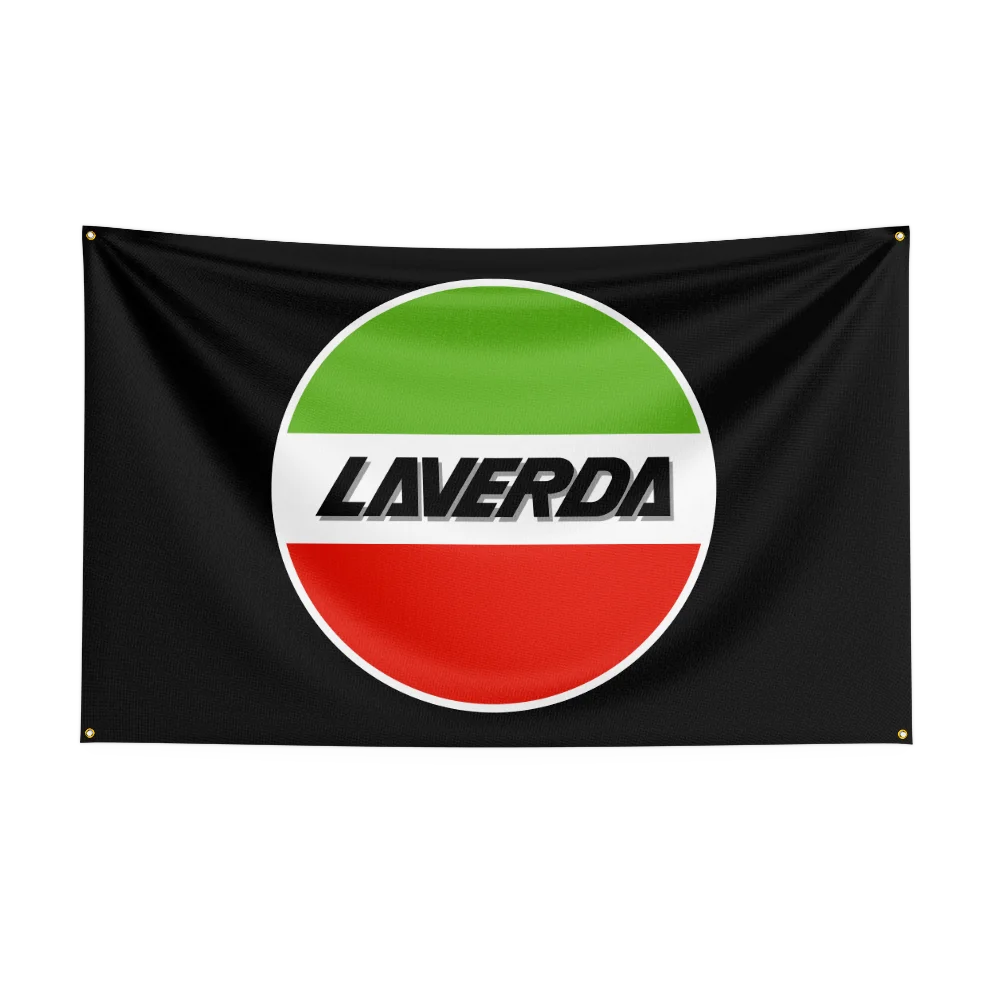 3x5 Ft  Laverdas Flag Racing Motorcycle Racing Doctor Flag Polyester Printing Banner for Garage Wall Art