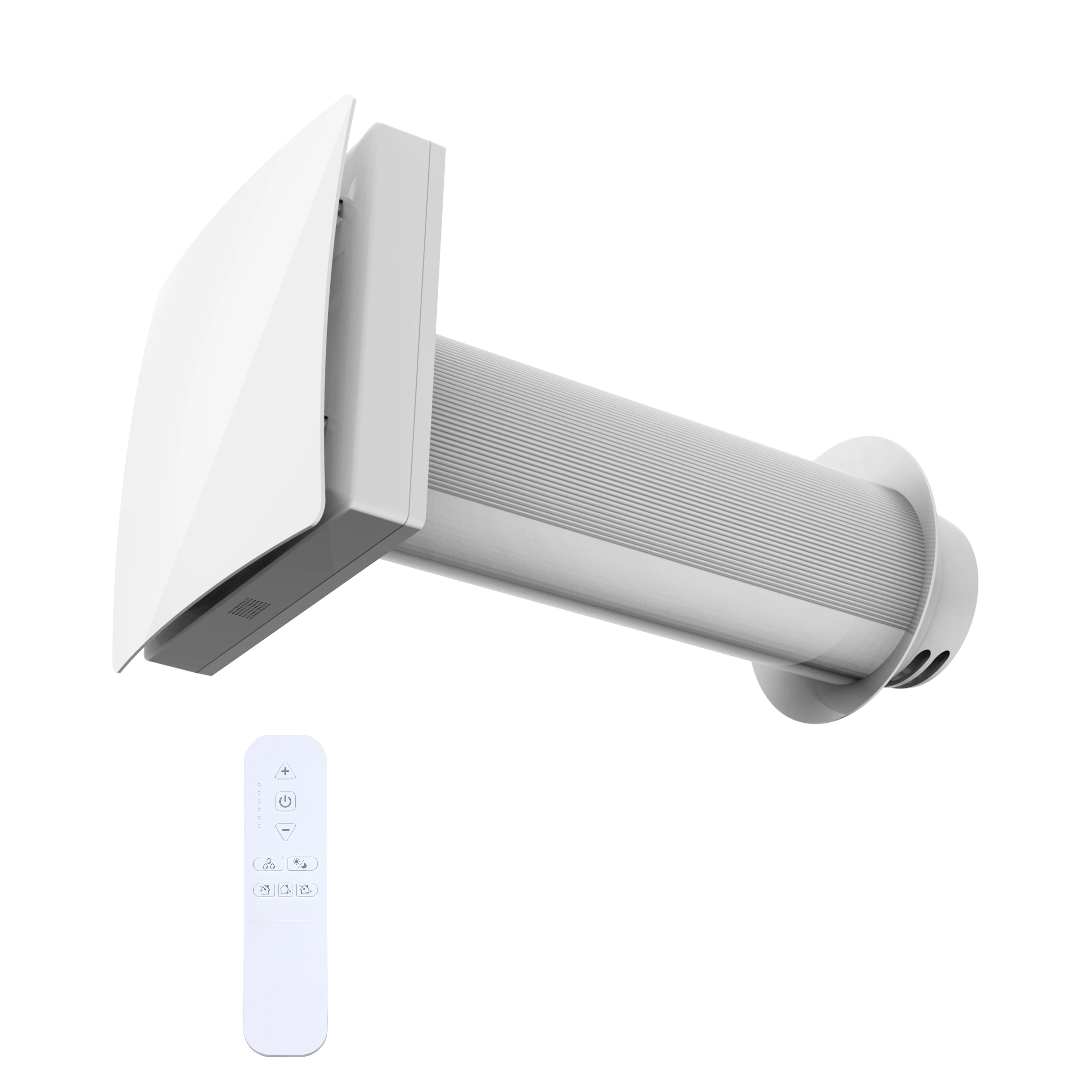 VT125 ventola di ventilazione a recupero di calore sistema HRV ERV con otturatore automatico per il controllo dell'umidità della ventilazione della stanza singola