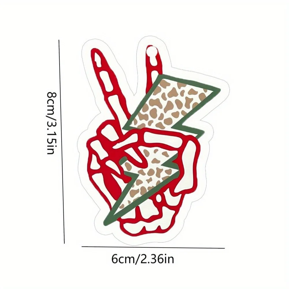 Cool Peace Lightning Hand Car Scent Hanger - Trendy Graphic Design, Mirror Vent Hanging, Lasting Fragrance
