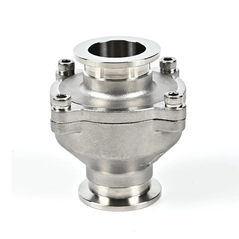 Oen-Way NW16-50 Manual Check Valve Non-Return KF16-KF50 Stainless Steel SS304 SS316L PTFE Seals for Gas Media OEM ODM