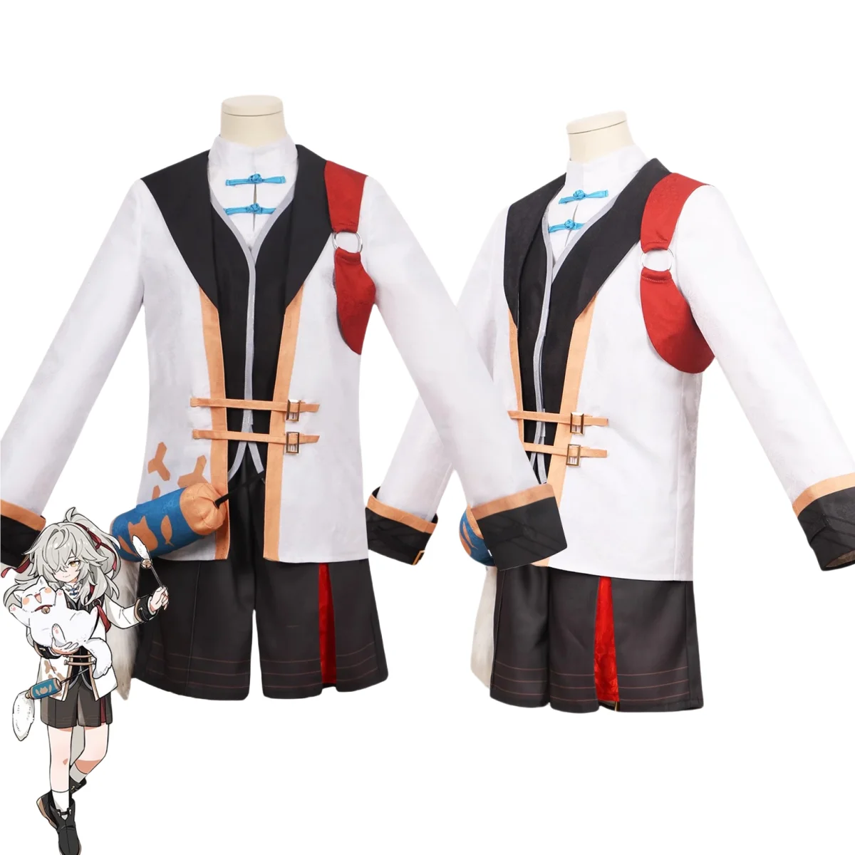 Game Honkai: Star Rail Jing Yuan Cosplay Costume New Skin Little Cat Collection Wig Uniform Coat Man Halloween Carnival Suit