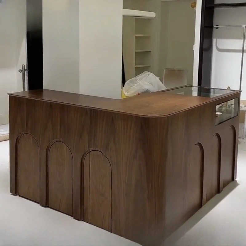 

Clothing store checkout page bar table, coffee milk tea shop dessert shop